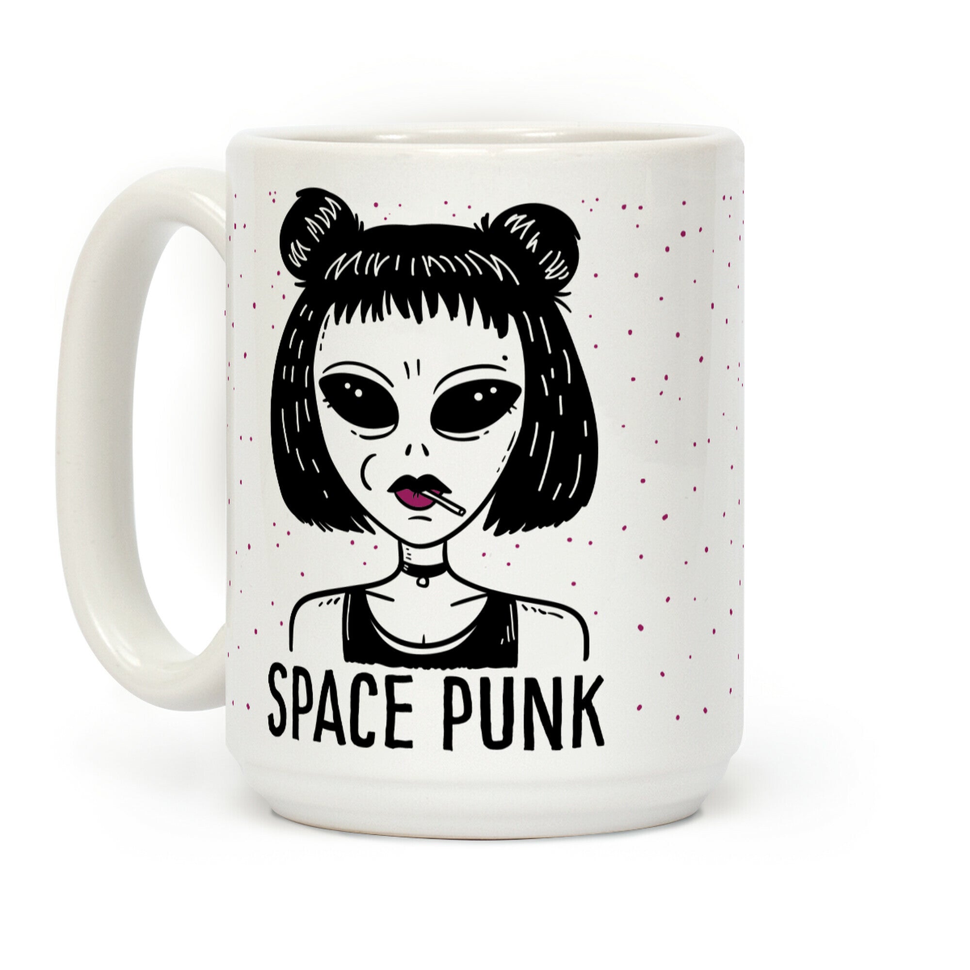 Space Punk Alien Coffee Mug